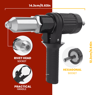 SpeedRivet - Electric Drill Riveting Adapter – Fast & Efficient