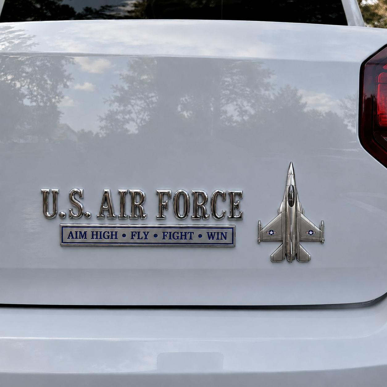 🏆Last Day Promo: 49% OFF! 🎖️U.S. Air Force Aim High Fly Fight Win 3D Metal Car Emblem Badge