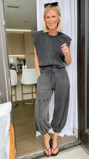 LUNARA - Everyday Ease Terry Jumpsuit