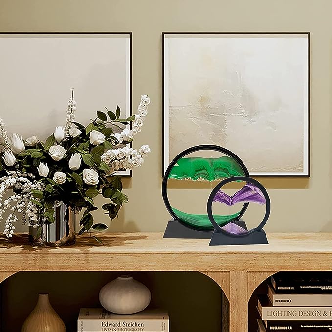 TranquilScape - 3D Sand Motion Hourglass – Relax & Inspire