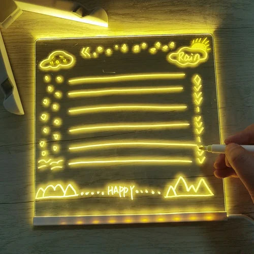 LuminaScribe - LED Note Board with Colors marnetic