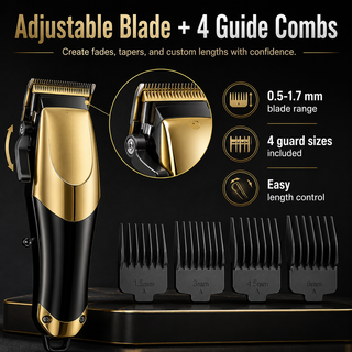 BarberEdge – Cordless Precision Hair & Beard Trimmer Set