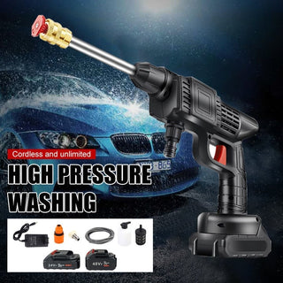 🔥Last Day 49% OFF--Cordless Portable High Pressure Spray Water Gun - Buy a set and get a free foam bottle!