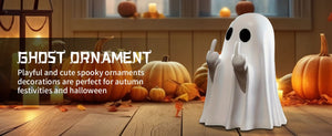 Ghoulie - Playful Resin Ghost Statue