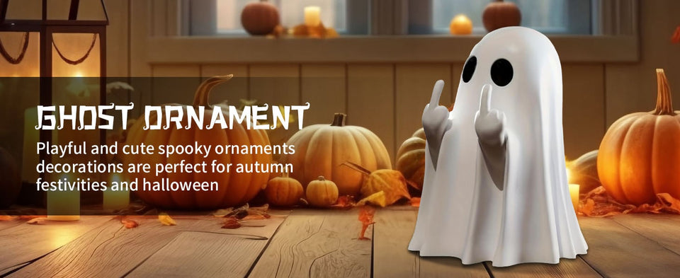 Ghoulie - Playful Resin Ghost Statue