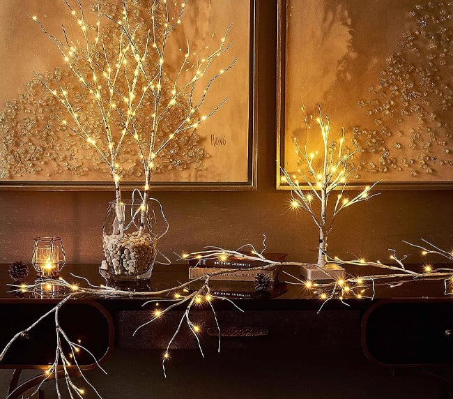 AuraBranch – Soft Glow Birch Tree Light