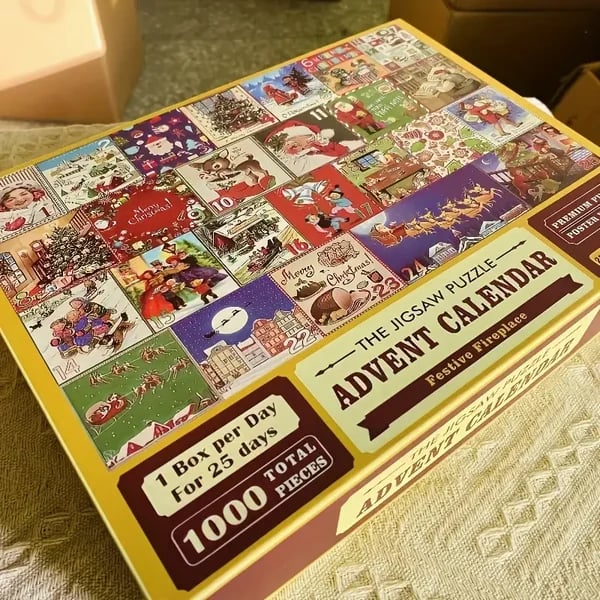 🔥Last Day 49% OFF - Christmas Advent Calendar Jigsaw Puzzle 1000pcs