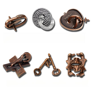 MindForge – Metal Brain Teaser Puzzle Set