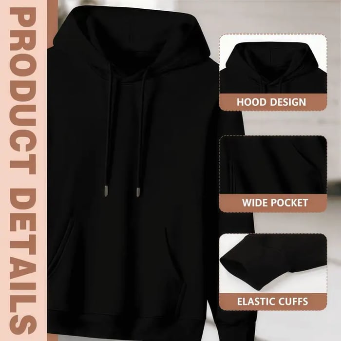 RebelLayer – Printed Lightweight Hoodie
