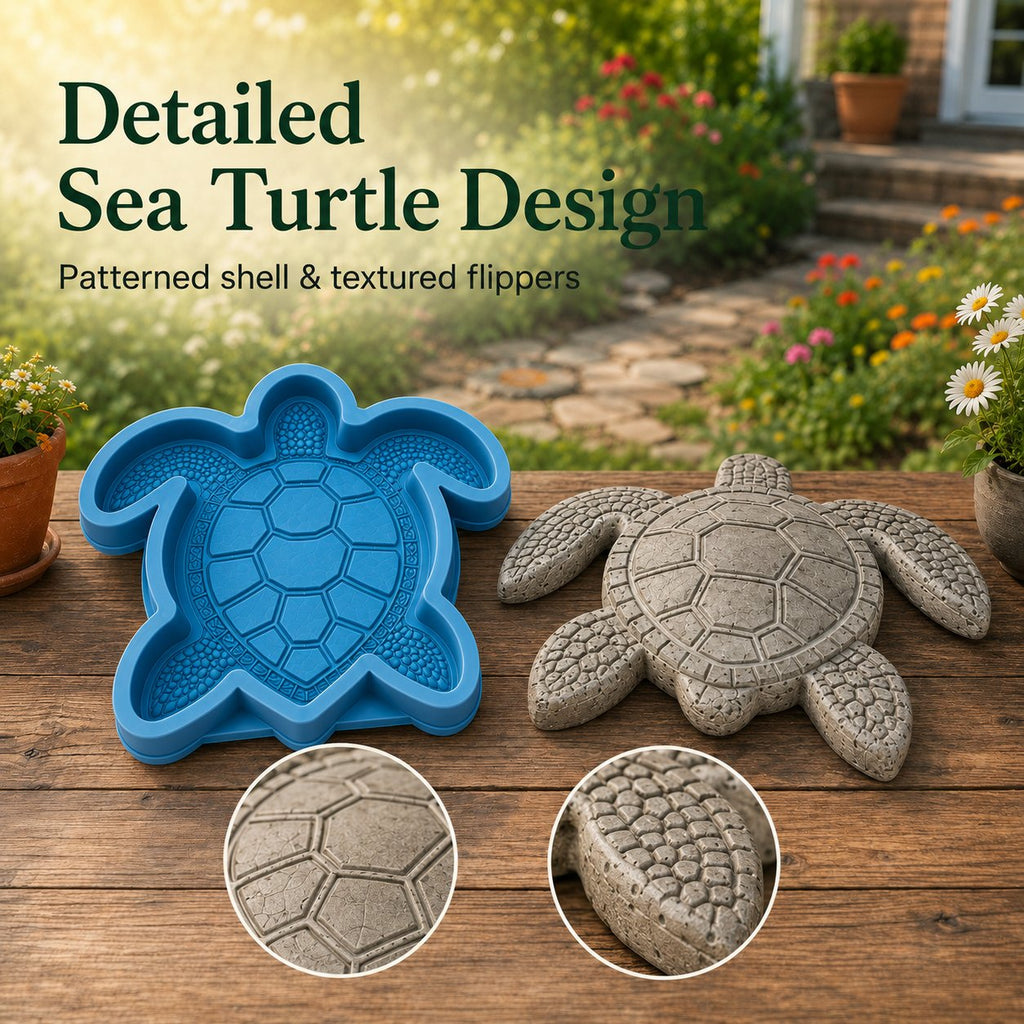 OceanCore – Reusable Coastal Garden Stepping Stone Mold