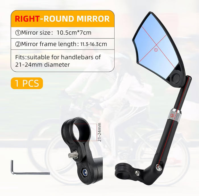 ClearView Pro – Anti Glare 360° Bike Mirror