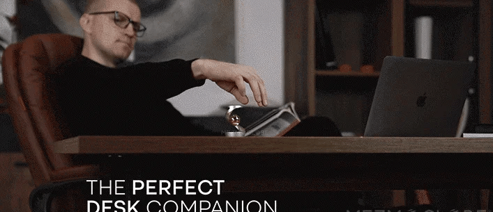 LevityOrb – Suspended Gyroscope Desktop Décor