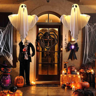 MysticGlow - Halloween Enchanted Ghost Chandelier