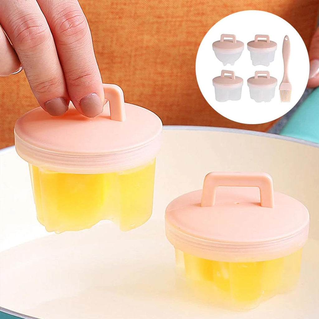 EggPop - Fun-Shaped Boiled Egg Mold Set