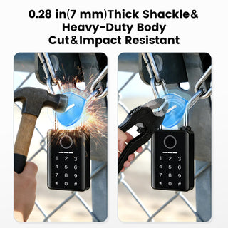 GateShield – Premium Fingerprint Security Gate Lock