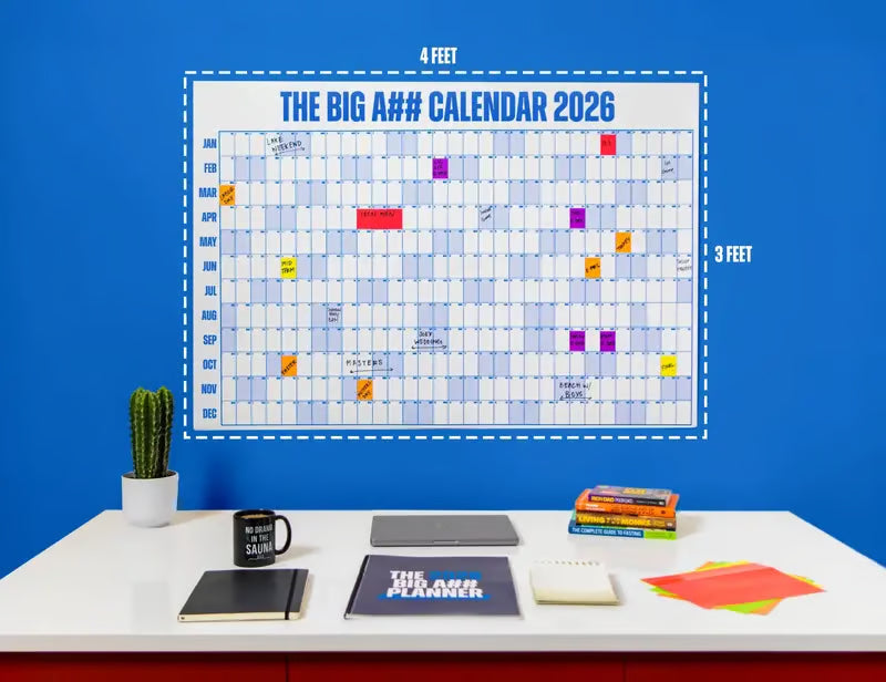 📅The Big A## Calendar 2026 - Flexible Dry-Erase Material