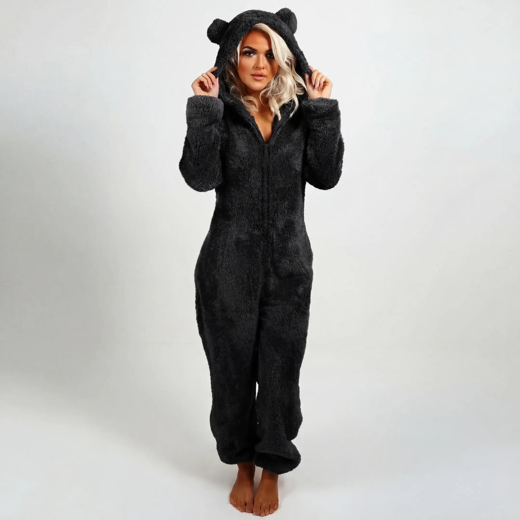 SoftHug – Ultra-Plush Comfort Lounge Jumpsuit