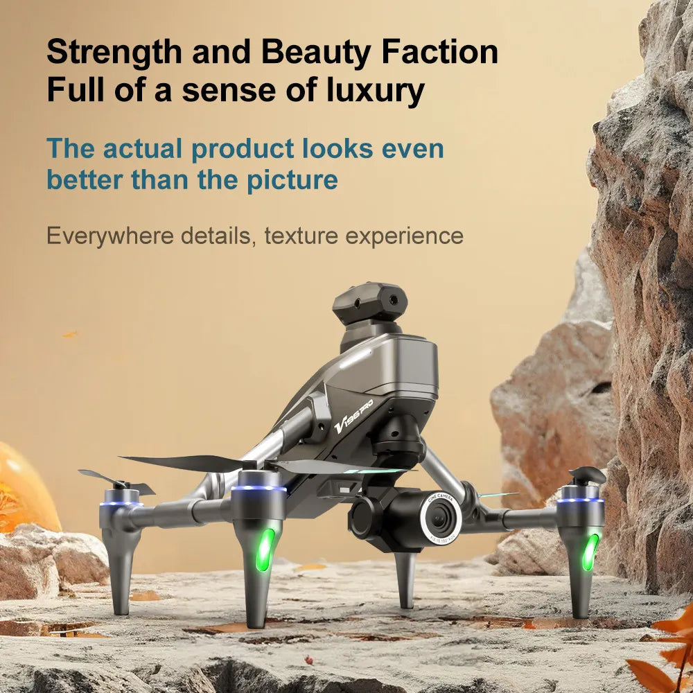 V196 Pro 8K Camera Drone – Brushless Motor, 28 Min Flight & Auto Return