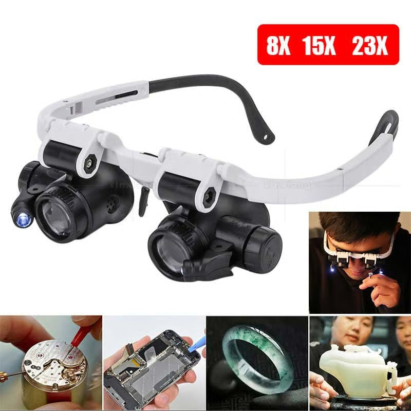OptiWear – Adjustable Headband Magnifying Glass