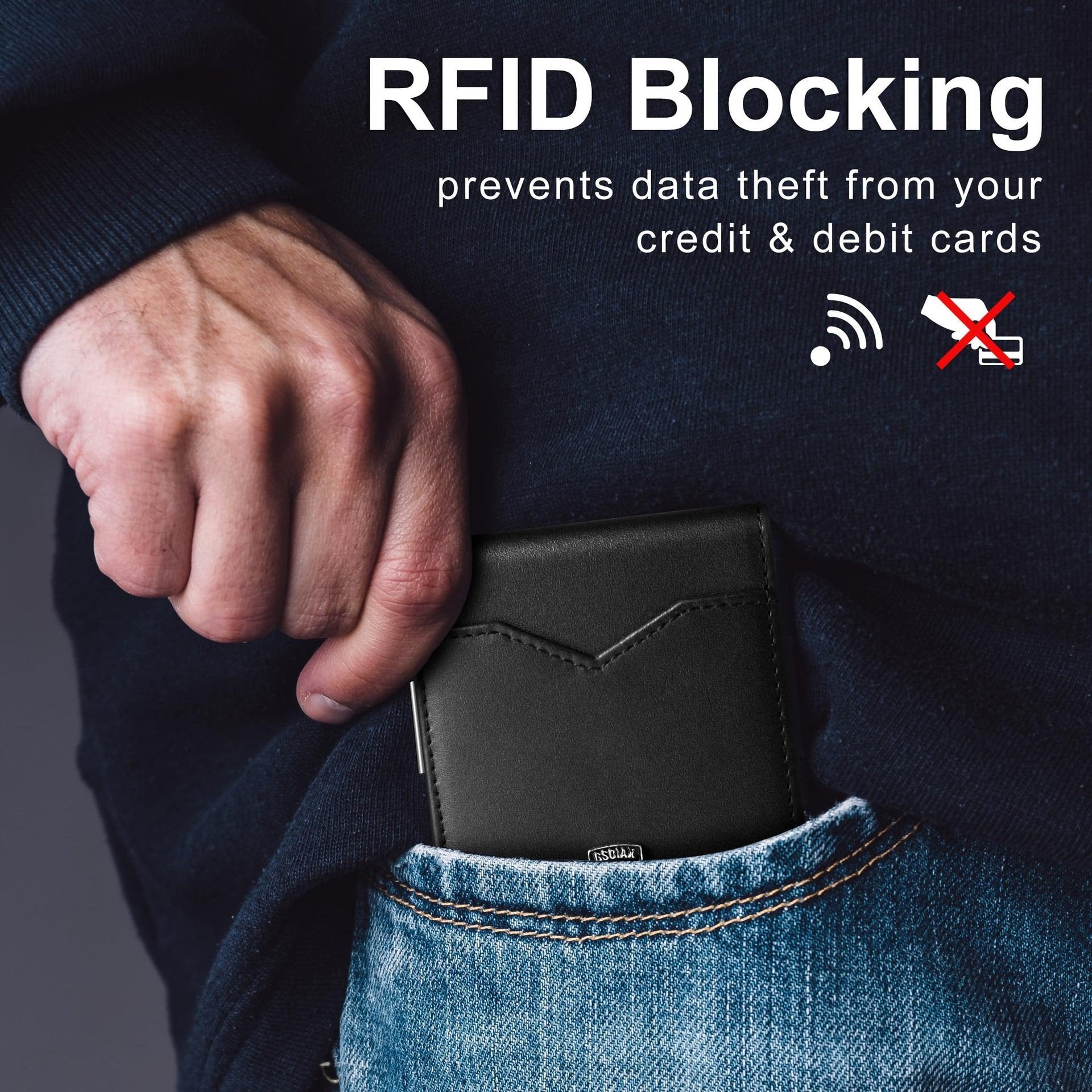 NovaHide - Lightweight RFID Blocking Card Wallet