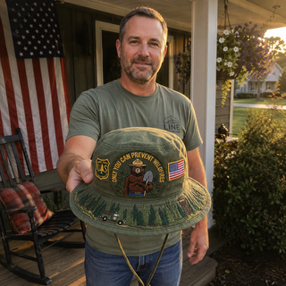 🇺🇸 Last Day Promo: 49% OFF - 🐻USFS Only You Can Prevent Wildfires Boonie Hat🌲