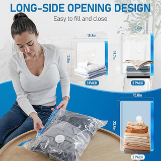 PackEase - Space Saver Vacuum Bags with Electric Pump