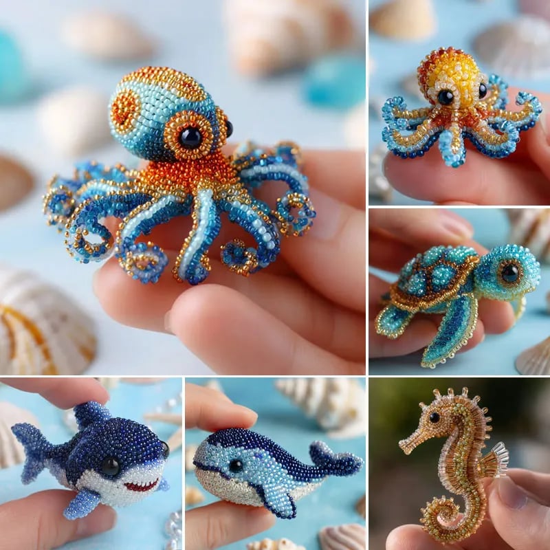 BeadWave – Octopus Bead Embroidery DIY Kit