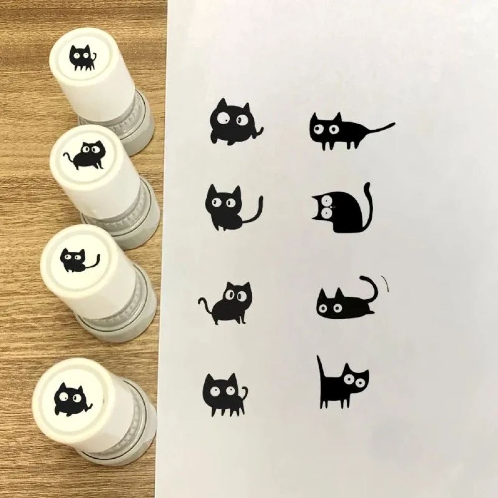 PurrPrint – Mini Self-Inking Cat Stamp Set
