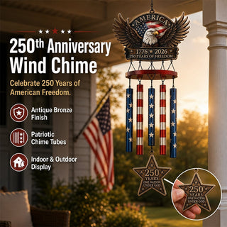 HeritageChime – Premium Patriotic Memorial Wind Chime