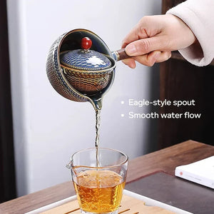 TeaVoyage 360° - The Portable Tea Maker Set with 4 Cups and Travel Bag marnetic