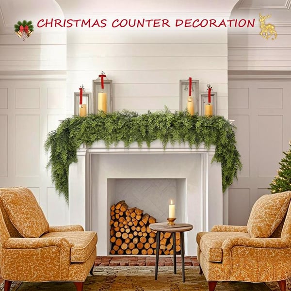 EverCedar – Realistic Winter Garland