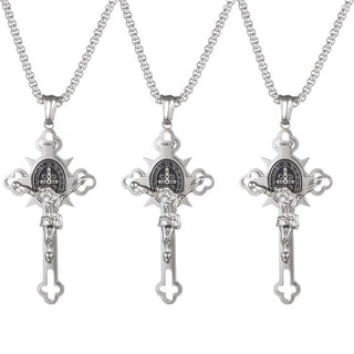 BenedictShield – St. Benedict Protection Cross Necklace