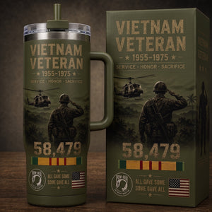 🇺🇸 Last Day Promo: 49% OFF 🎖️ - Vietnam Veteran Tribute Stainless Steel Tumbler