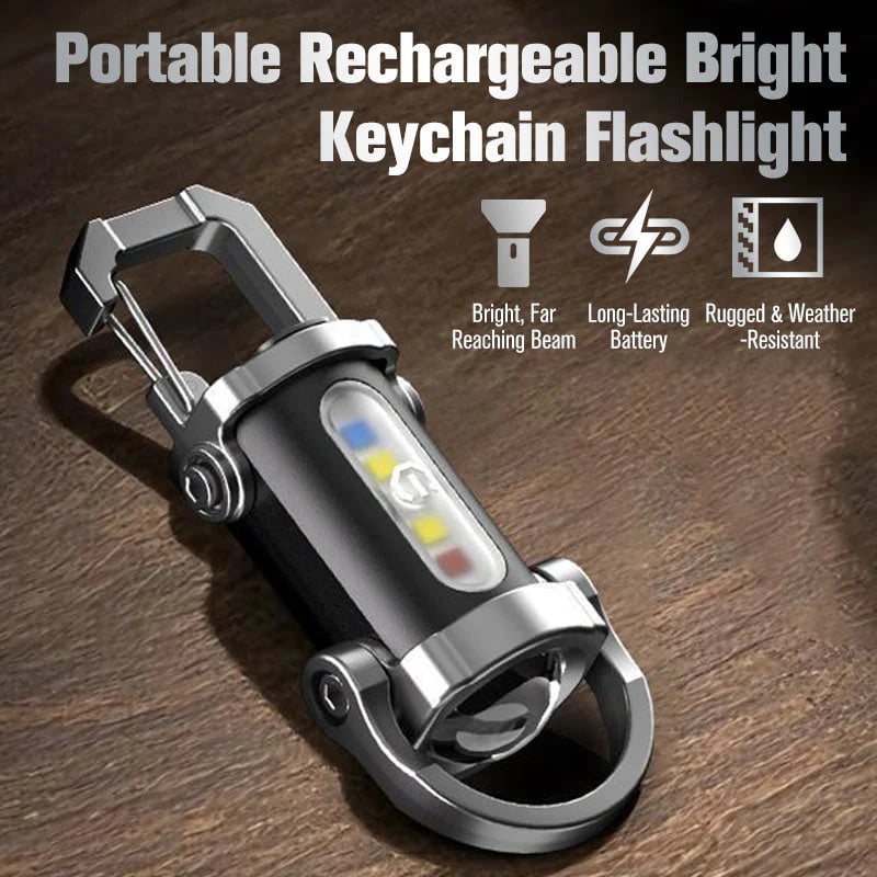LumiKey – Rechargeable Keychain Flashlight