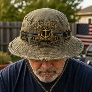 🏆Last Day Promo: 49% OFF - U.S. NAVY “Honor · Courage · Commitment” Boonie Hat