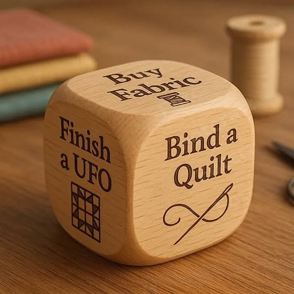 StitchRoll – Quilter’s Decision Dice in Solid Wood