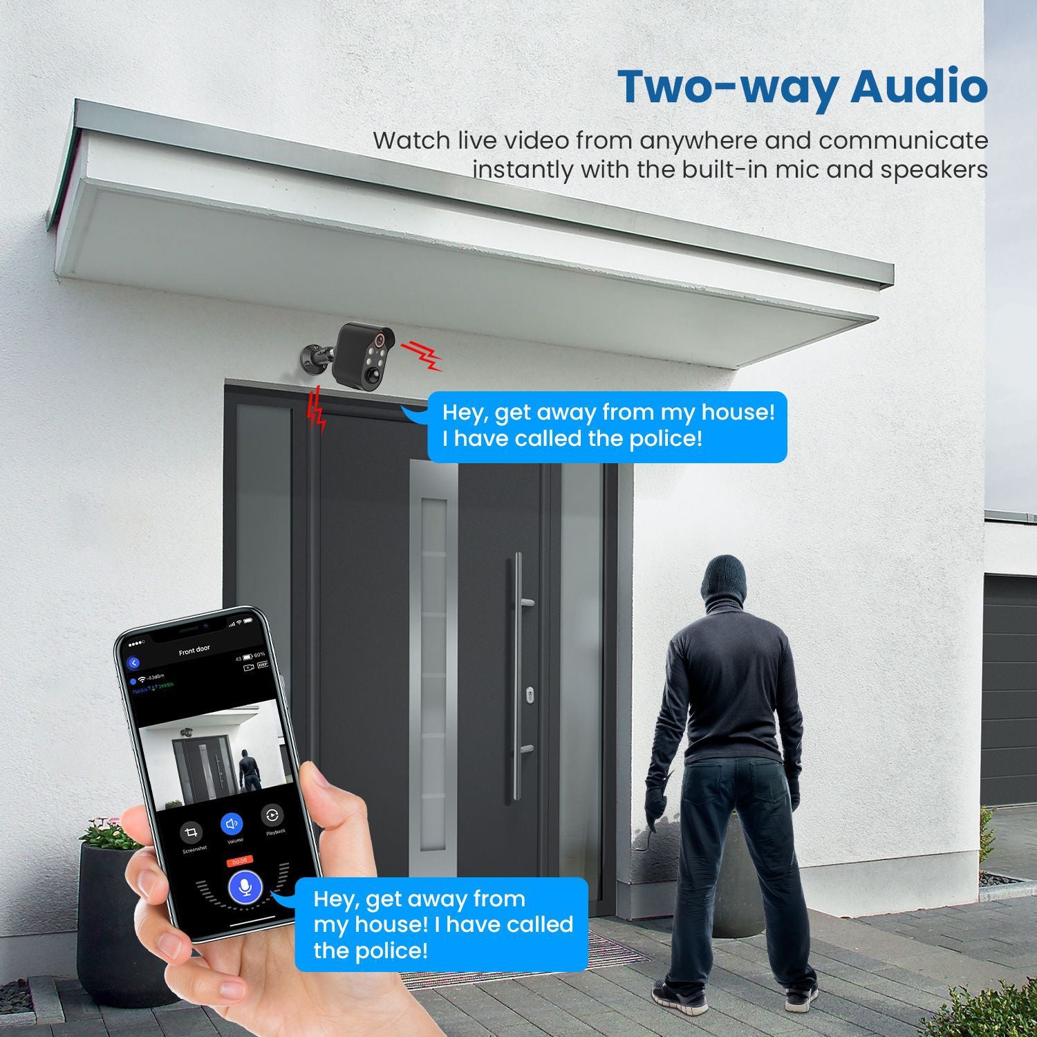 SentinelEye - Subscription-Free HD Security Camera