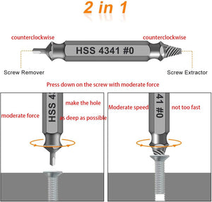 FixGrip – Stripped Screw Remover 6PCS Extractor Set