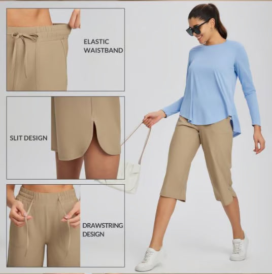 MoveFlow – Lightweight Wide Leg Active Capris