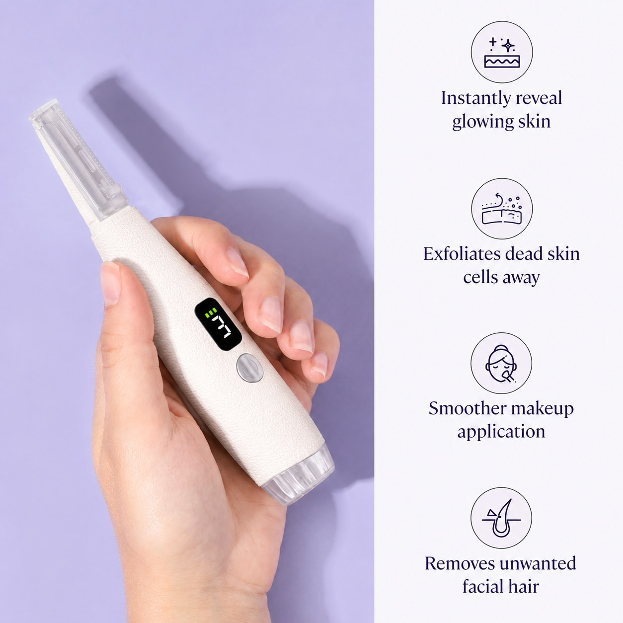 SilkSonic – Premium Facial Dermaplaning & Exfoliation Tool