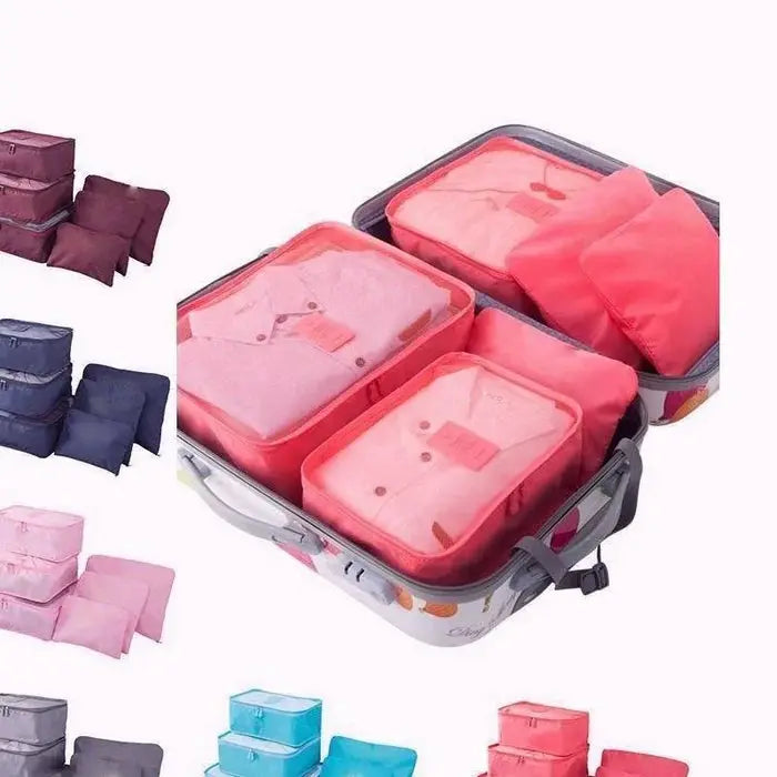 LAST DAY HOT SALE 38% OFF - 6 pieces portable luggage packing cubes marnetic