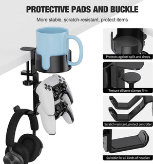 FlexiDock  | 3-in-1 Rotating Desk Storage Solution