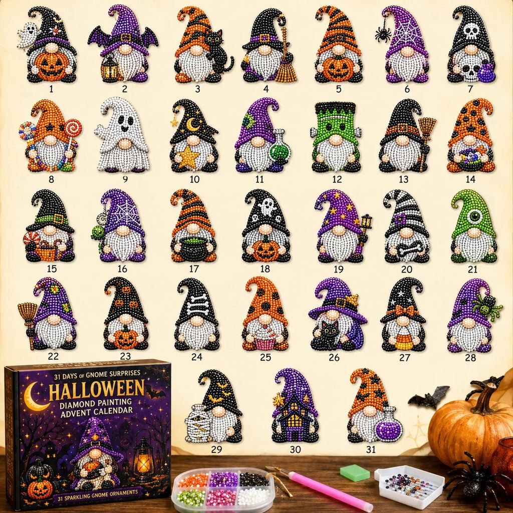 SpookySpark – Halloween Diamond Art Surprise Calendar