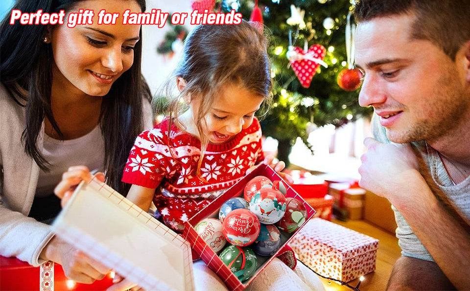 Festive Candy Jar Ball | Tree & Gift Ornament