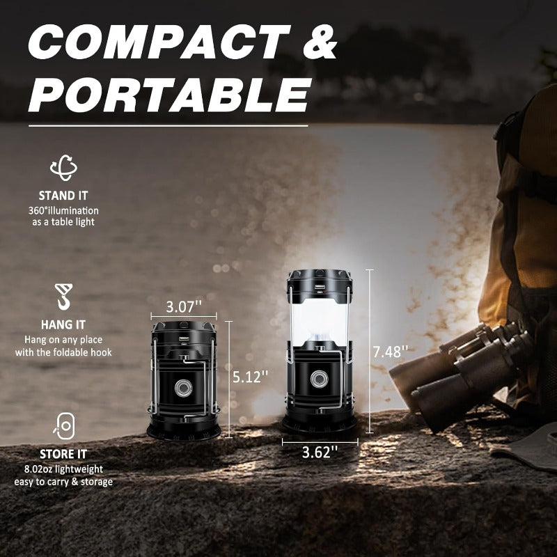 NightScout - Bright LED Lantern for Hiking & Emergencies
