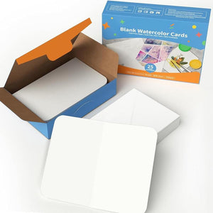 VividBrush | Blank Watercolor Cards with Envelopes
