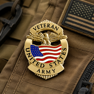 Veteran United States Army Badge – Honor. Service. Legacy