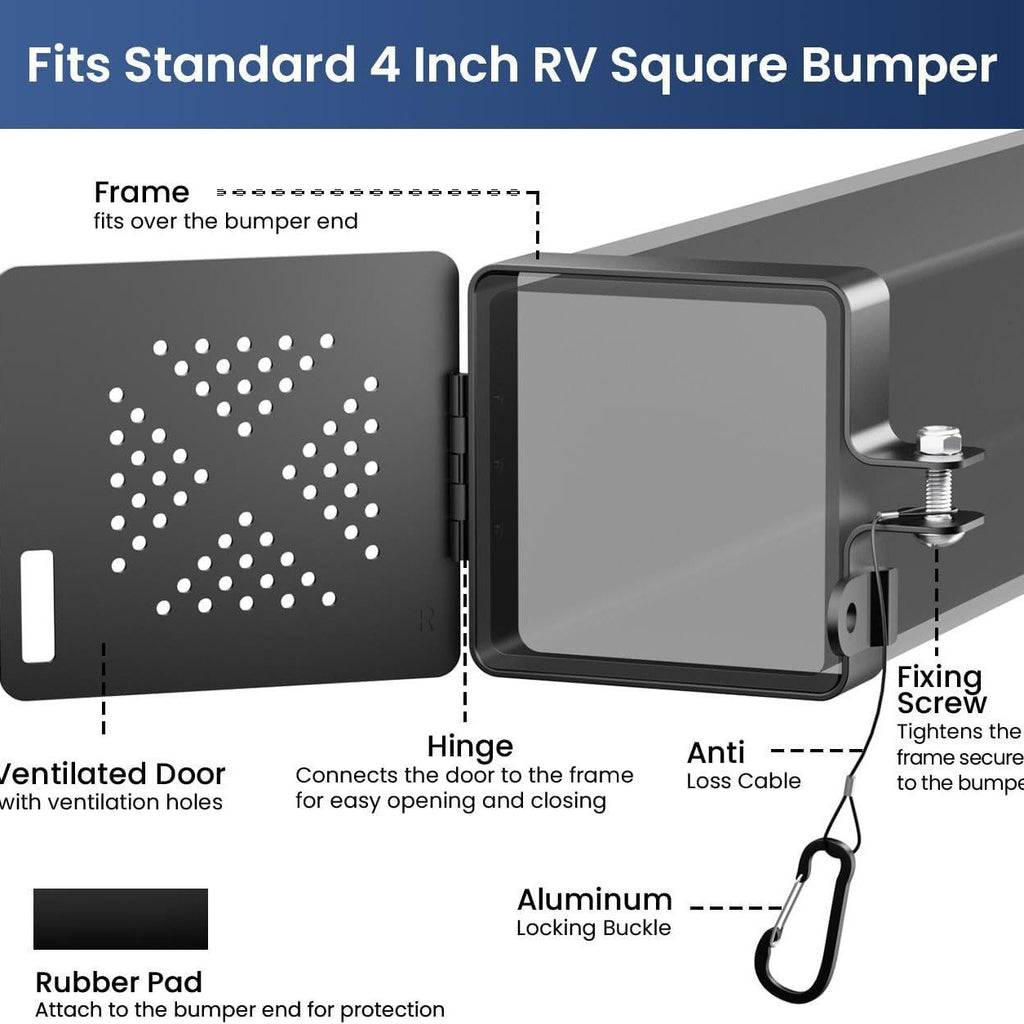 💪SELLING FAST! 49% OFF🚗Aluminum RV Bumper End Cap
