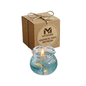 Mini Bubble Fish Tank Scented Candle