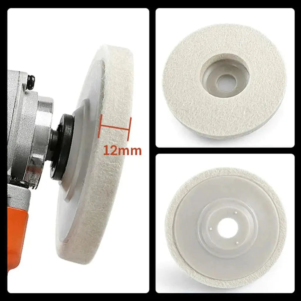 Wool Felt Polishing Wheel Disc marnetic
